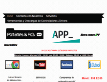 Tablet Screenshot of portatiles-pcs.net